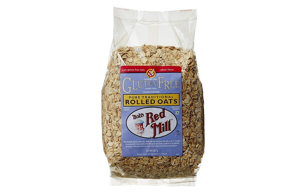 Bob's Red Mill Gluten Free Pure Traditional Rolled Oats    Pack  907 grams